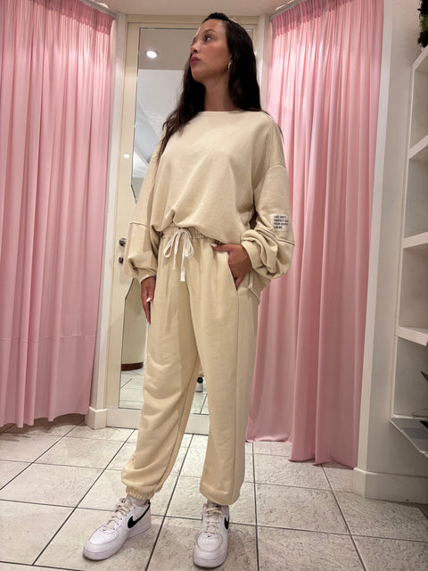 Coordinato Tuta Crema